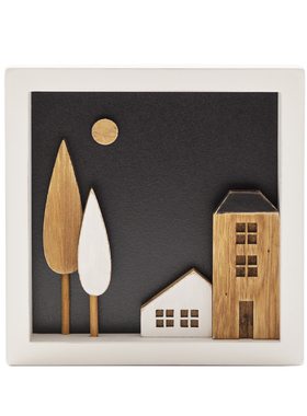 O小屋造型装饰画客厅卧室墙面挂画创意饰品