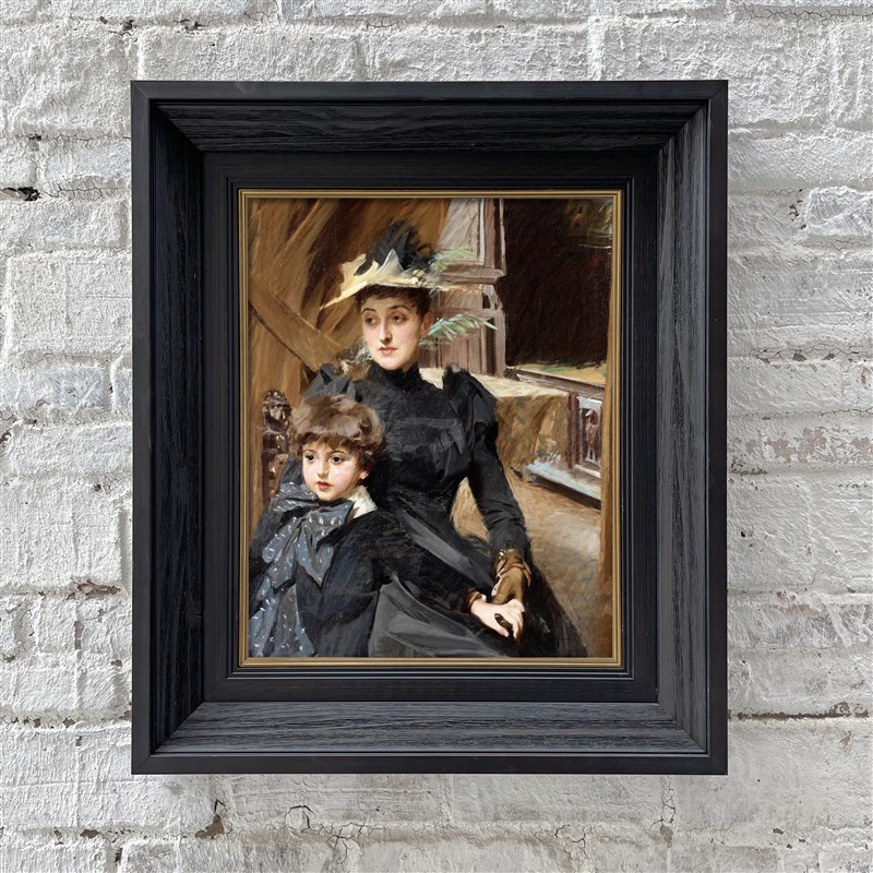 纯实木欧式复古典油画框外框装裱挂墙定制任意大尺寸唐卡水彩黑色