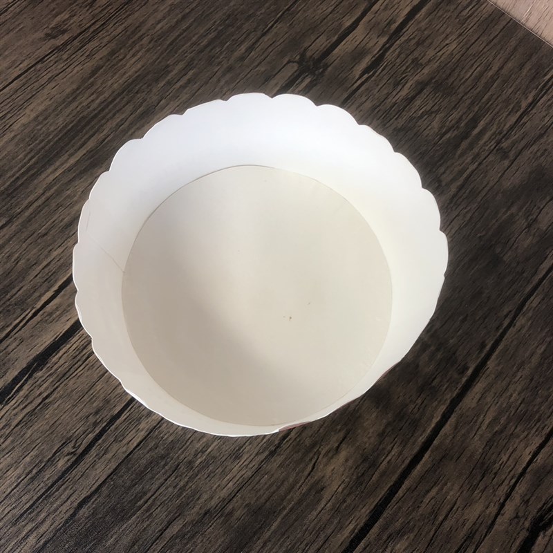 6寸手撕包面包纸托面包纸杯耐高温防油纸白卡纸纸托