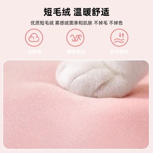 itty汽车坐垫冬季 通用座垫车内用单片驾驶女生车垫子 毛绒四季