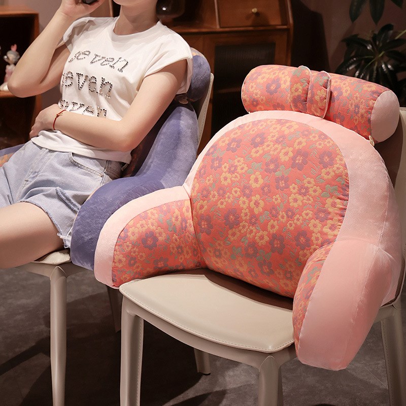 三层纱床头靠垫软包护腰靠枕大靠背沙发抱枕床上枕头床靠看书孕妇