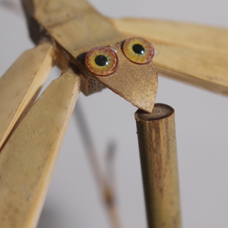 手工磨削竹制蜻蜓摆设平衡竹蜻蜓家居装饰小摆件小玩意竹质工艺