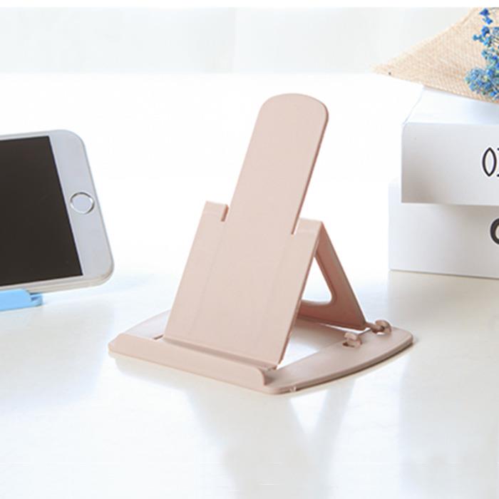 便携懒人手机座创意可折叠床头桌面手机架卡片式手机支架可调节