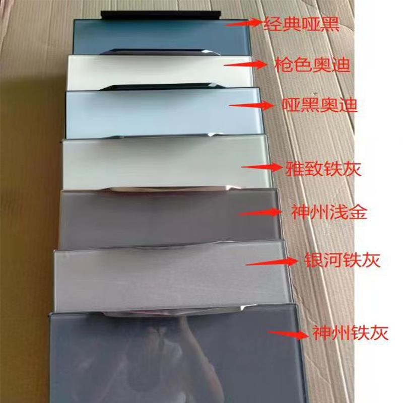 重庆厨柜门定制钢化玻璃柜门衣柜门橱柜门板自装晶钢门定做