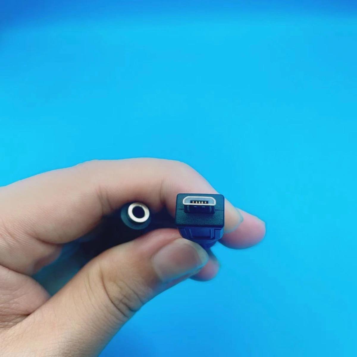 micro USB转3.5母音频线转接头手机安卓口3.5mm母手机耳机转换线