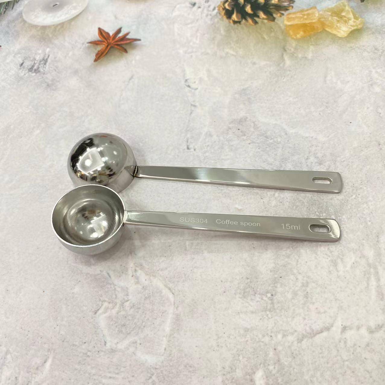 不锈钢量勺5克数刻度定量勺奶粉勺10一体计量勺盐勺304调味勺15ml