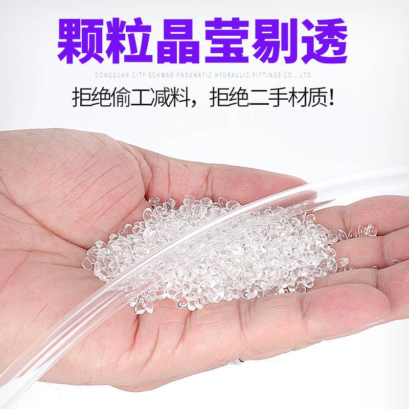 气动气管PU8X5空压机软管8MM风管16/12/6*4*2.5/10MM气线气泵配件