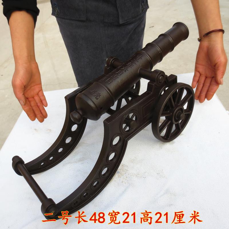 炮摆件仿古大炮模型大铁炮风水居家房顶阳台门口摆件大清红衣大炮