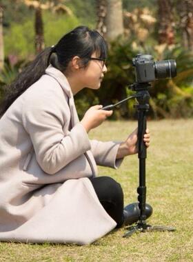 伟峰3978M摄影摄像独脚架单反3958 相机云台单脚架支撑独角架