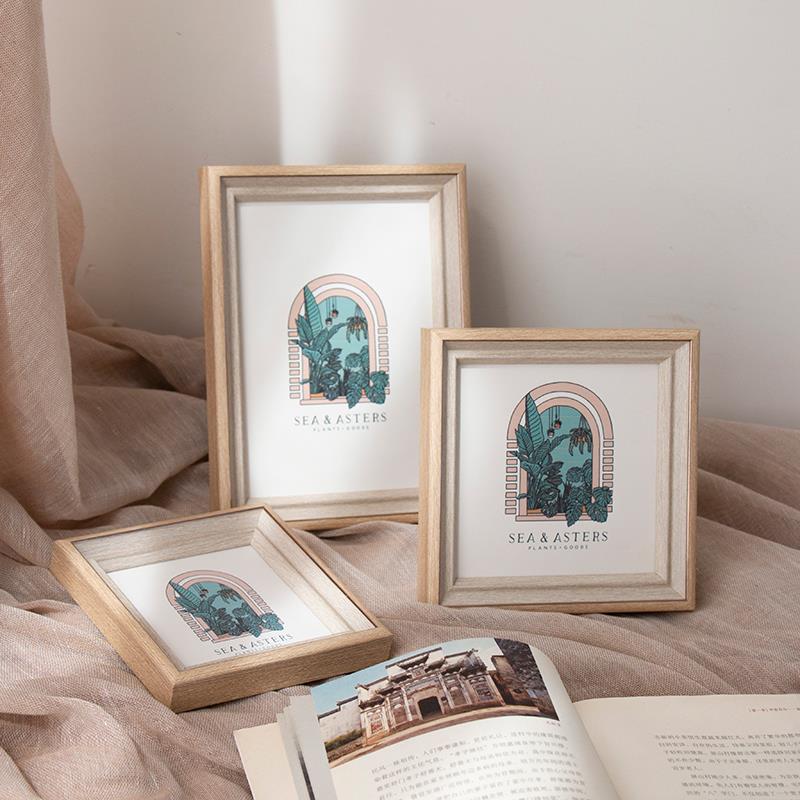 相框摆台6寸10寸7寸卧室客厅婚纱洗照片做成相框打印相片油画 画