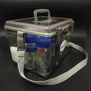 安利产品示范工具箱实验套装大号透明示范箱塑料手提箱水质检测盒