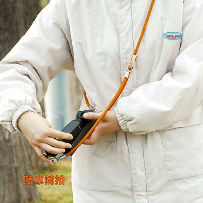 适用DJl大疆Pocket3相机挂绳背带配件保护壳手提多功能手机斜跨绳
