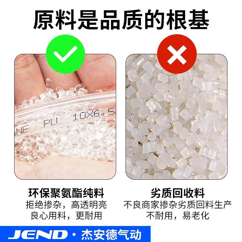 PU双层阻燃管防烫焊接气管US98A080050 100M气动防火花飞溅软管