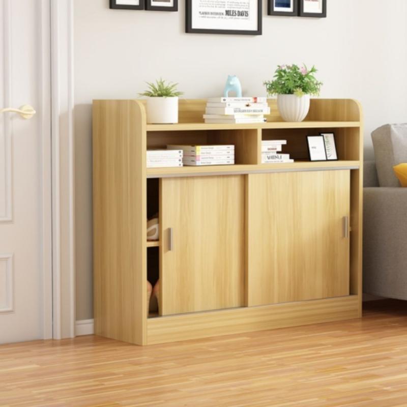 餐边柜现代简约厨房碗柜茶水柜门厅柜储物柜家用推拉门鞋柜定制