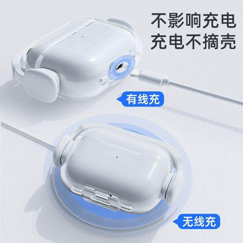 适用于弱水时砂openfree保护套防摔蓝牙耳机造型透明TPU保护套