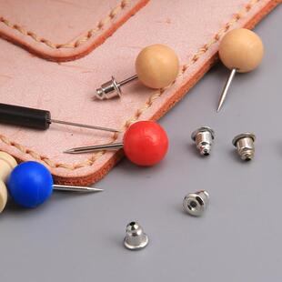 DIY手工皮具皮革固定针插缝针缝合固定位针固定缝线DIY工具