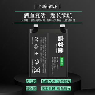 适用OPPOreno6电池原装6pro/reno7se/8/9/10pro原厂11手机+大容量