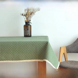 桌布斯堪的纳维亚小清新棉麻咖啡桌餐桌客厅家用防尘布圆桌布欧式