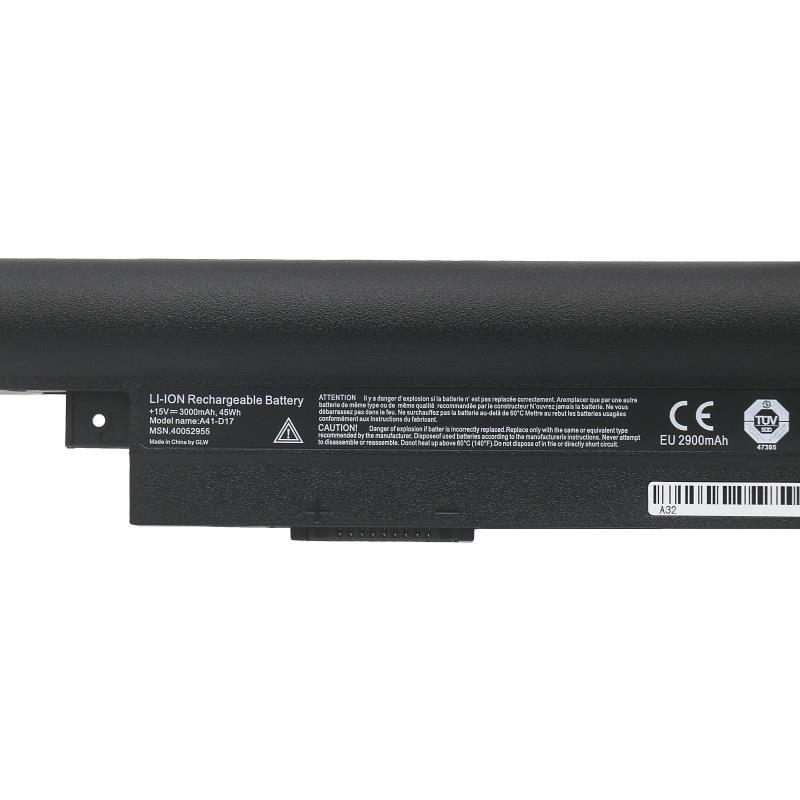 适用Medion Akoya E7415 E7516T E7419 E7420 A41-D17 笔记本电池