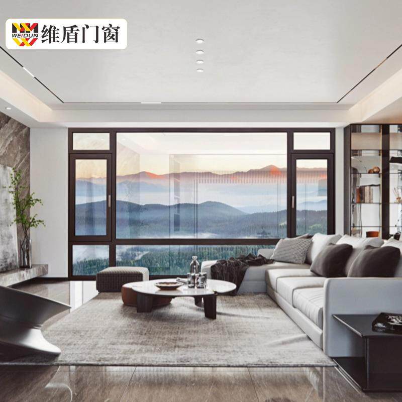 维盾窗定制VF85内开内倒窗 断桥铝系统窗隔音玻璃窗 封窗定制门窗