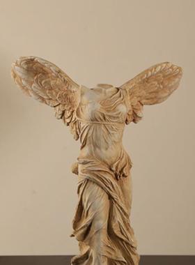 |卢浮宫胜利女神| 欧式软装摆件 树脂工艺品天使雕塑装饰摆台人物