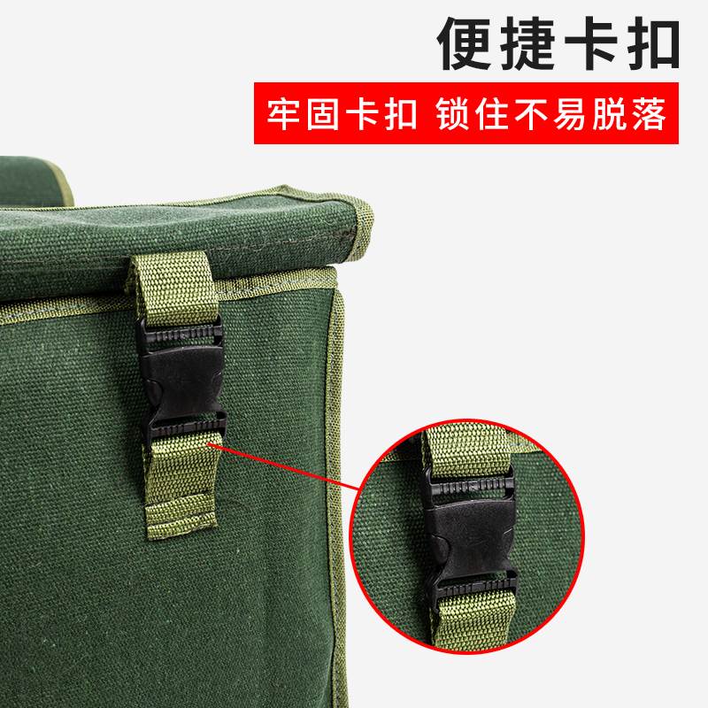 摩托车帆布边包自行车侧边包驮包骑士包旅行包复古通用帆布包