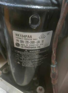 NK134PAA无气瓶LG空调无储液空气能220V制冷设备1匹压缩机50Hz