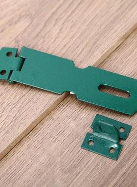 老式绿色锁扣不锈钢保险安全扣 箱扣柜门搭扣门鼻箱包扣挂扣