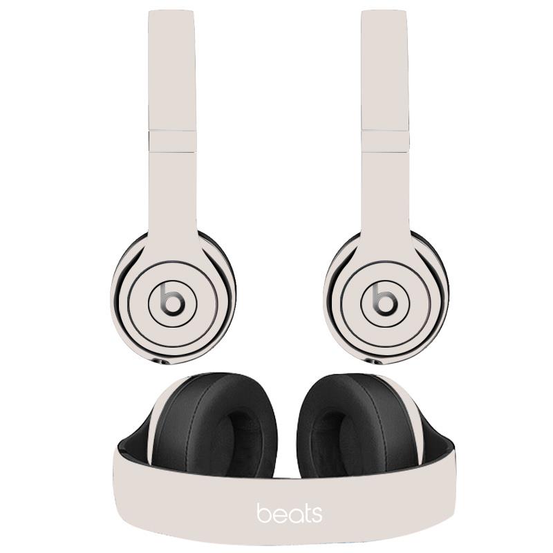 适用于beats耳机solo4/3/2/studio2/studio3贴纸solopro彩膜全包