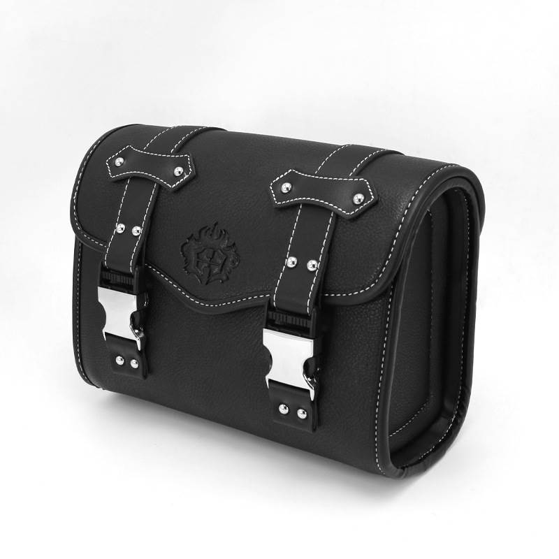 摩托车复古靠背挂包车头包电动车后尾包收纳包骑士防水工具包