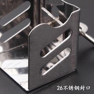 窗帘轨道滑轨不锈钢封口堵头装 轨艺新款 饰方轨套头扣件滑轮挂钩子