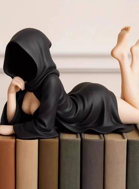 全款黑袍女王系列翘腿趴姿平坐女王手办摆件优质车载朋友生日礼物