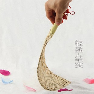 新会葵扇芭蕉扇手工编织扇枝葵扇原色农民手工艺扇大蒲扇手摇扇