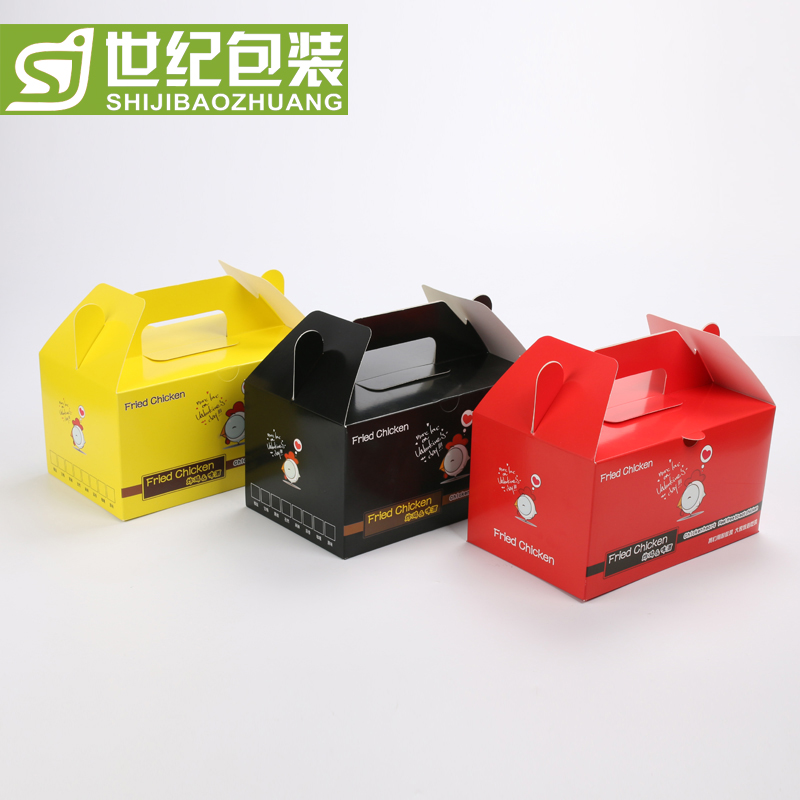 韩式炸鸡盒鸡翅盒鸡米花鸡排包装盒小食拼盘汉堡盒防油纸鸡排袋子