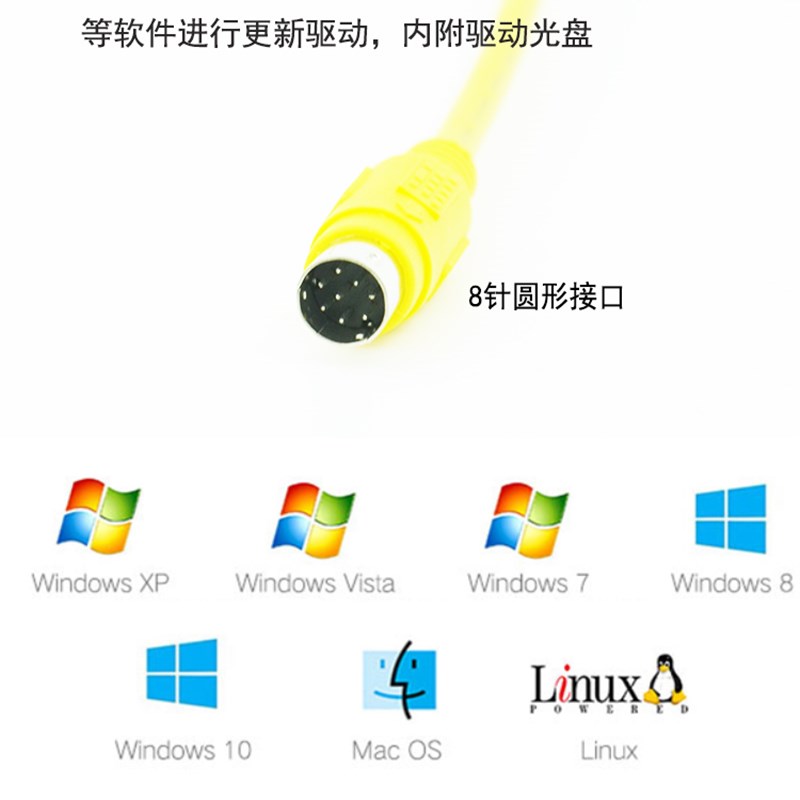 兼容三菱plc编程电缆1N/1/2N数据下载通讯连接电脑线UB-C09-FX