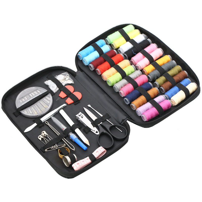 家用小型针线盒女学生缝纫缝衣针线工具装多功能旅行便携针线包