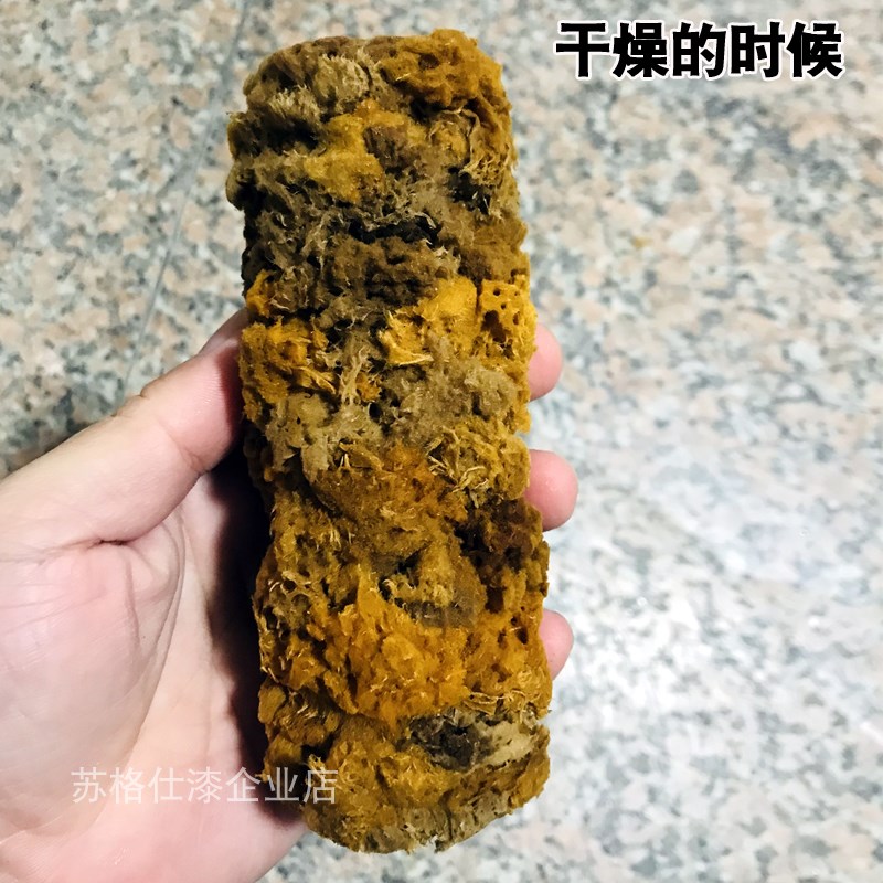 天然海藻棉滚筒加粗老海藻绵滚筒刷三色珠光艺术漆幻彩漆涂刷工具