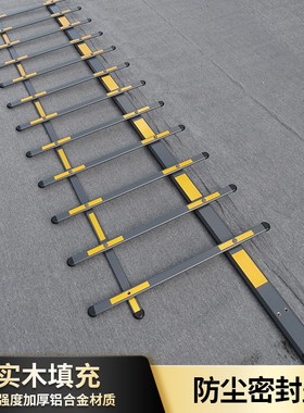 栅栏栏杆停车场灰色八角杆子小区门卫大门升降挡车铝合金加厚