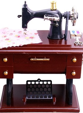 办公室装饰摆件餐边柜老式缝纫机好玩的东西稀奇古怪客厅简约现代