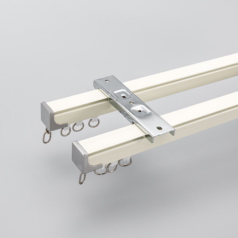 福叁ZL2高强度静音纳米消音轨道加厚铝合金窗帘窗纱轨道直轨滑道