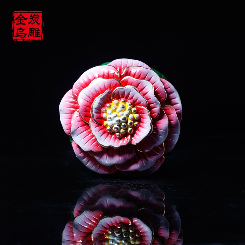 金乌炭雕富贵平安车载饰品创意活性炭汽车摆件净化除味车摆工艺品