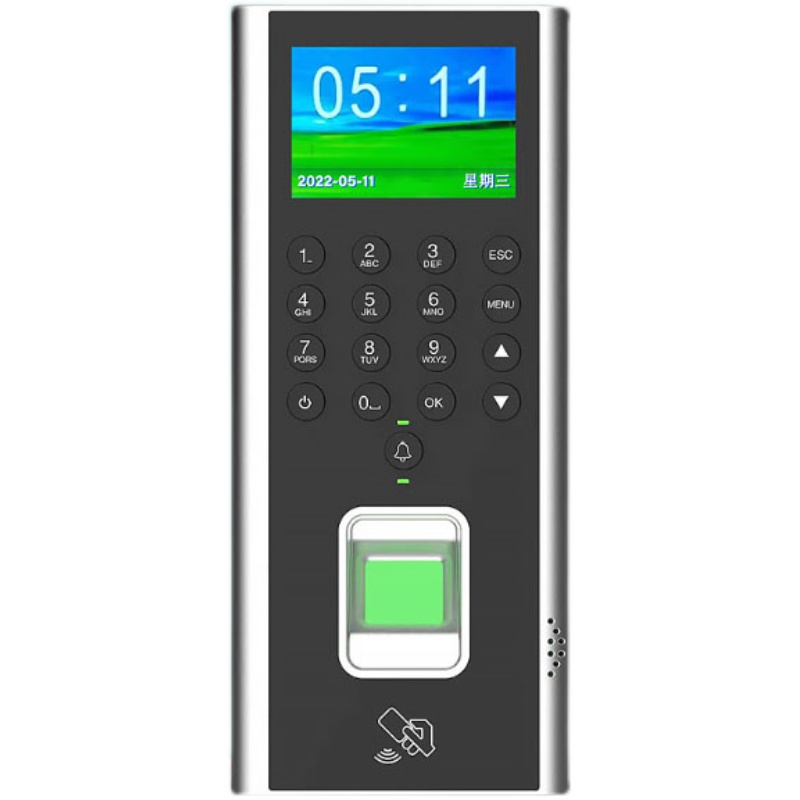 门禁系统指纹一体机装电子刷卡密码考勤办公室玻璃门电插锁木门