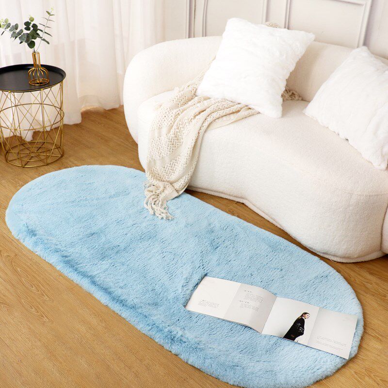椭圆形短毛绒地毯客厅茶几垫卧室床边毯加厚仿兔毛地垫洗定制,居家布艺,床边毯,淘宝优惠券,粉丝福利购,淘宝优惠卷