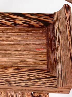 红木微型琴桌实木翘头鸡翅木条案小神台供桌微缩家具小