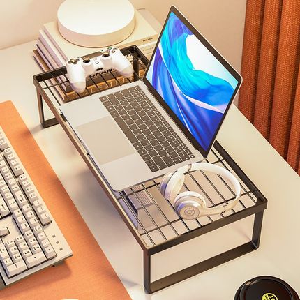 电脑架笔记本游戏本散热架子加台桌面显示器支架托悬空烧烤支架