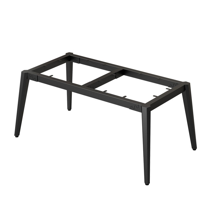 铁艺桌腿支架岩板餐桌铁架书桌架子底座会议办公桌腿金属桌脚定制