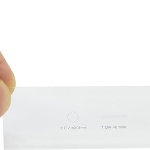 视频数码电子显微镜摄像头测量数据校准片刻度尺定标.