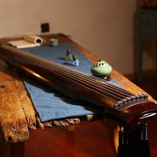 扬鸣杰韵仲尼式古琴演奏收藏级赠琴桌手工伏羲老杉木生漆古琴