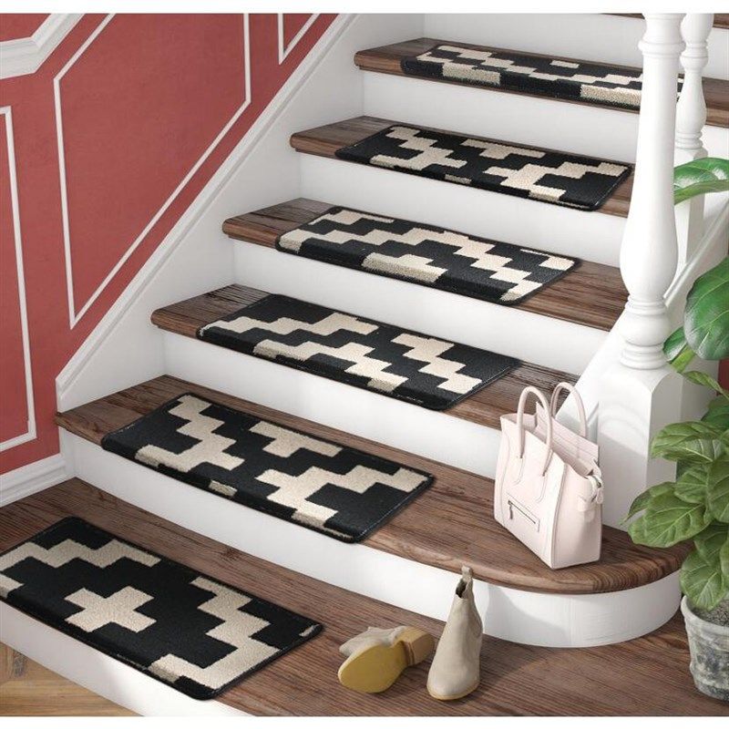 l别墅防滑免胶自粘旋转楼梯踏步垫复式定制满铺实木台阶地毯,居家布艺,楼梯垫,淘宝优惠券,粉丝福利购,淘宝优惠卷