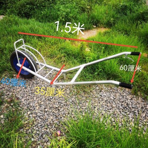 独轮手推车新款轻型农用手推车鸡公车加厚农用小推车手刹搬运车